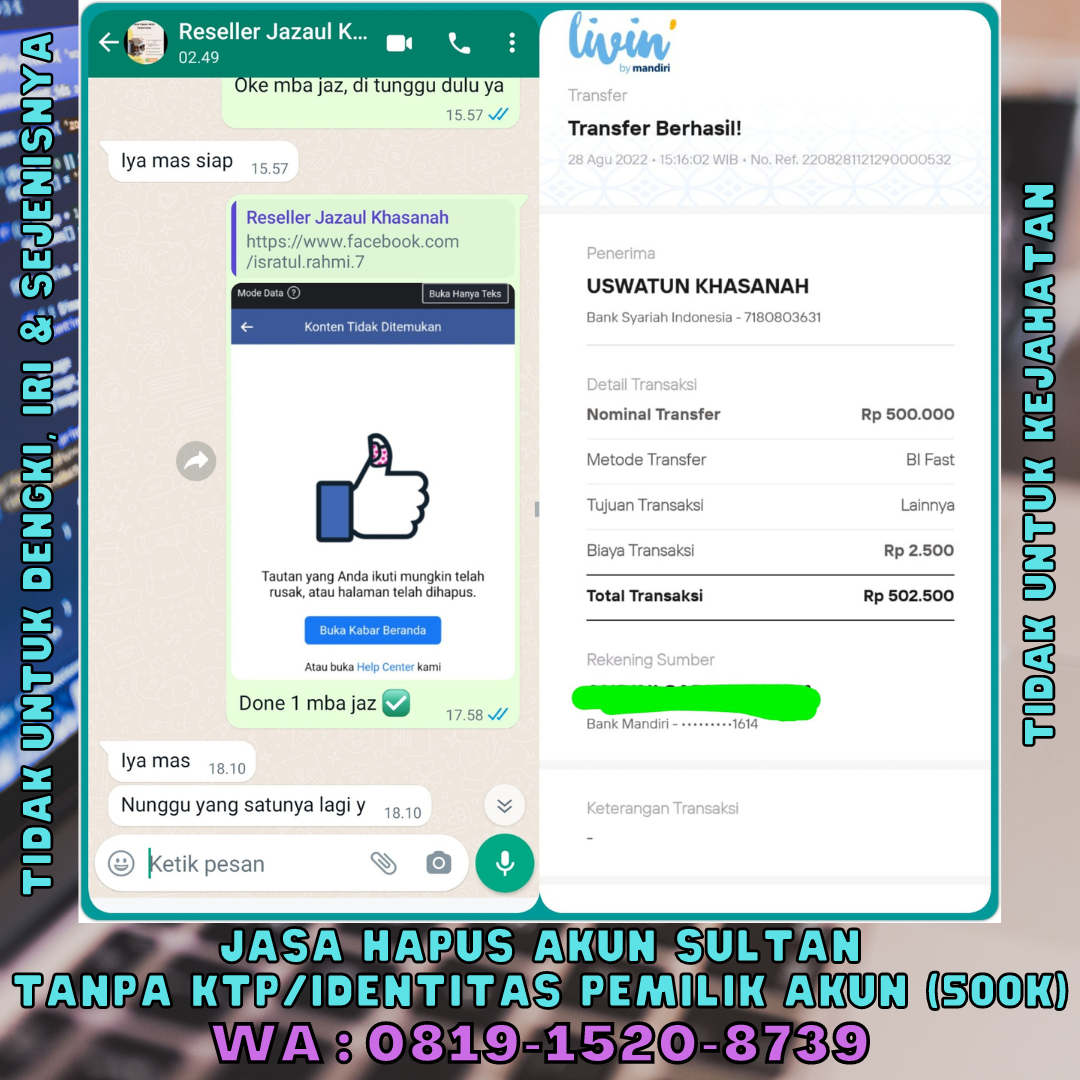 jasa hapus akun Instagram tanpa ktp