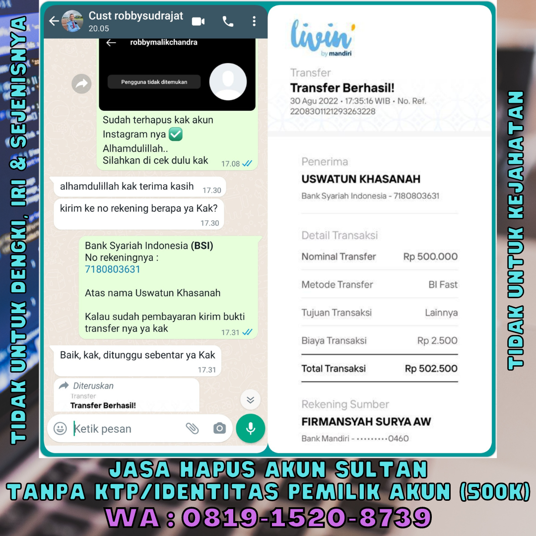 jasa hapus akun blogspot