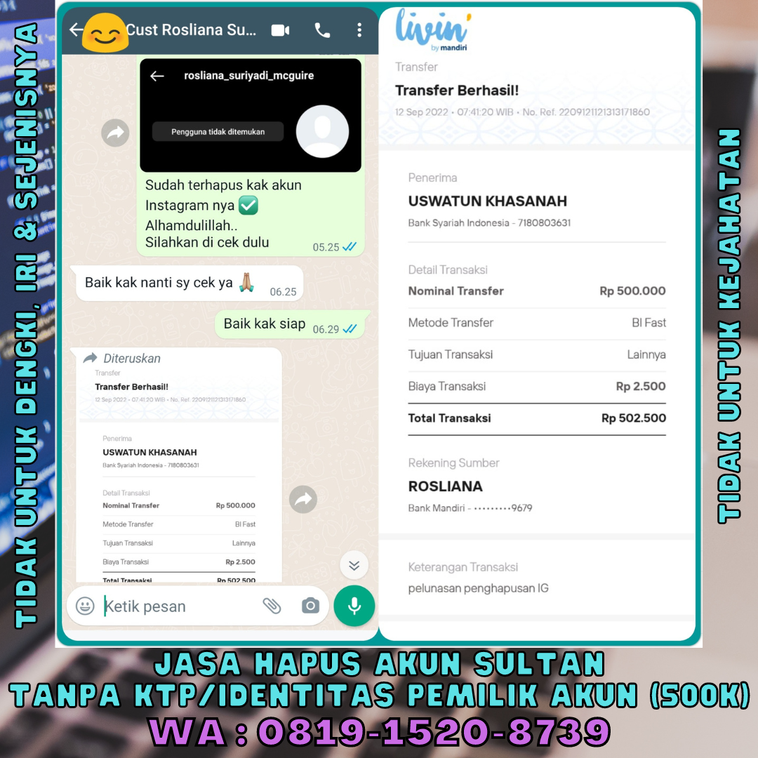 jasa hapus akun blogspot tanpa ktp