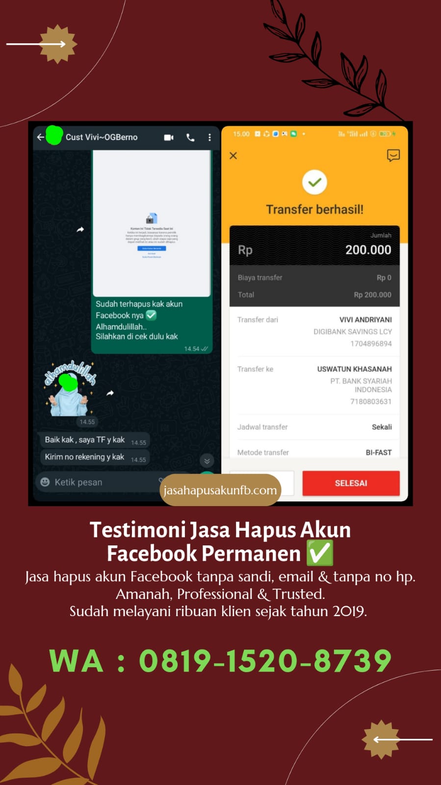 jasa hapus akun facebook 20