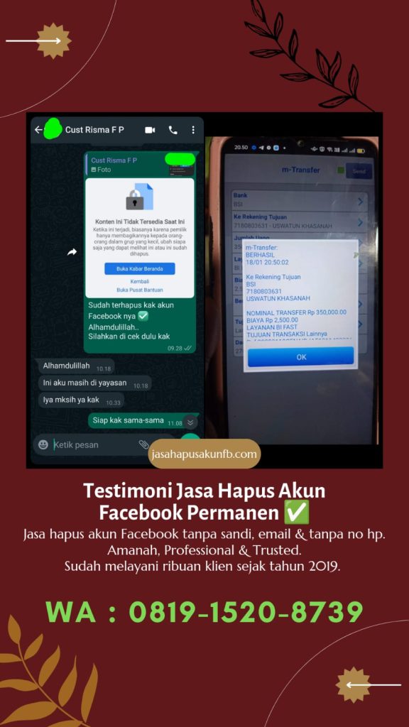 jasa hapus akun facebook 5