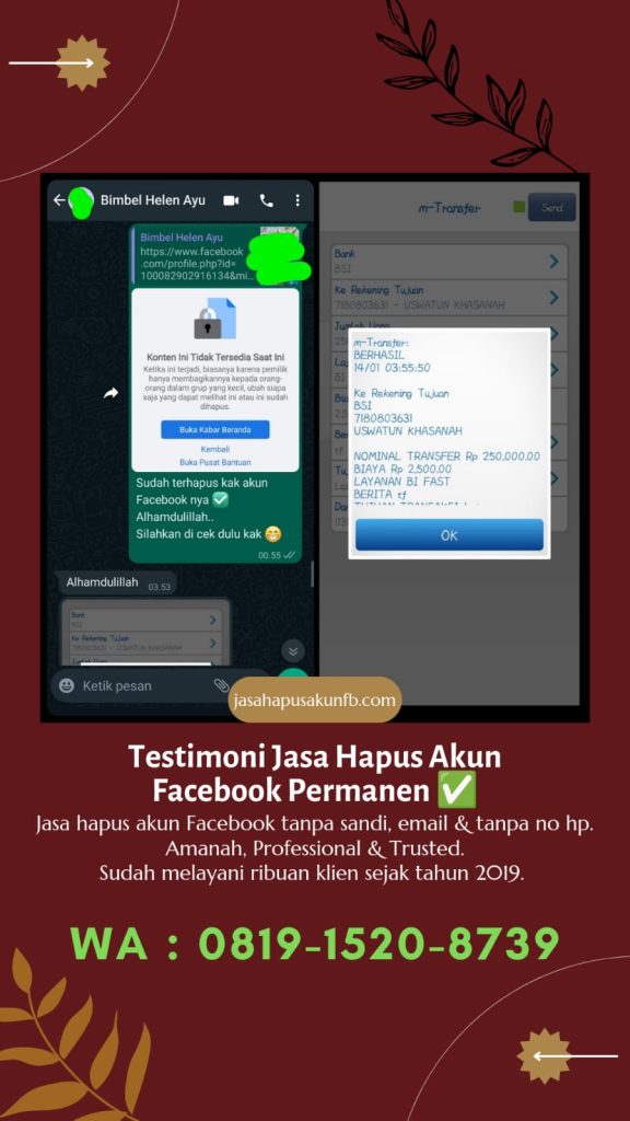 jasa hapus akun facebook 7